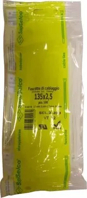 KAABLISIDE SAPISELCO 140X3,5MM 100TK PAKIS VALGE