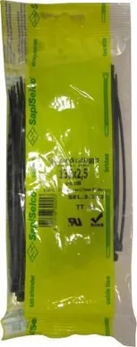 KAABLISIDE SAPISELCO 100X2,5MM 100TK PAKIS MUST