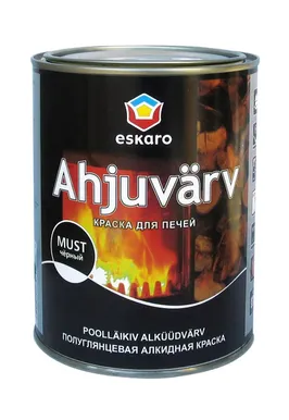 AHJUVÄRV ESKARO 0,9L MUST POOLLÄIKIV