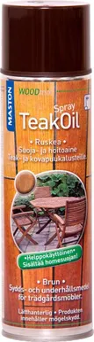 PIHUSTATAV PUIDUÕLI MASTON WOODMIX TEAKOIL SPRAY 500ML PRUUN
