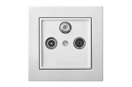 PISTIKUPESA TV+SAT+R LÕPP R-TA VALGE EPSILON