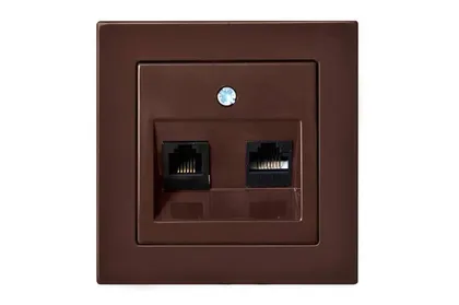 PISTIKUPESA ÜHENDUS TEL+ARVUTI R-TA PRUUN EPSILON