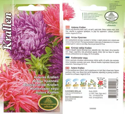 SEEMNED KURZEMES SEKLAS KRALLENASTER SEGU 0,5 G