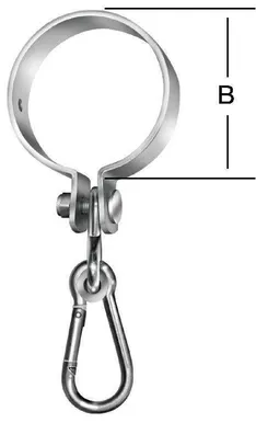 TORUKLAMBER Ø100 MM / KARABIINIGA