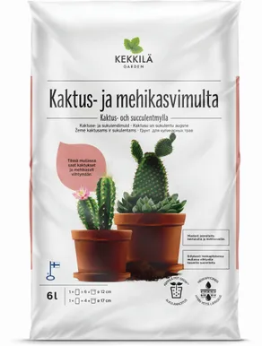 KAKTUSE- JA SUKULENDIMULD KEKKILÄ 6L
