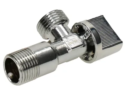 NURKVENTIIL 1/2"VK-1/2"VK LIBLIKKÄEPIDE KROOM