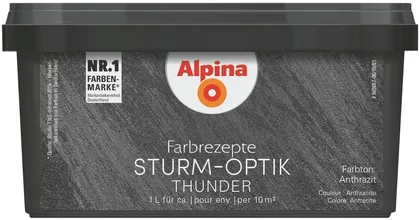 DEKORATIIVVÄRV ALPINA STURM-OPTIK 1L ANTRATSIIT