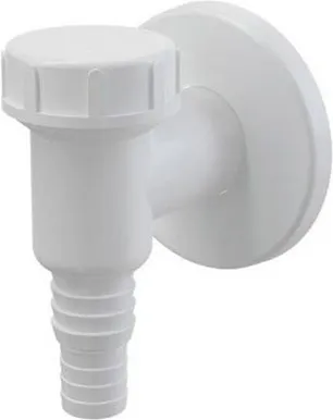 PESUMASINA SIFOON SEINALE 32X19/23MM KUIV HAISULUKK VALGE