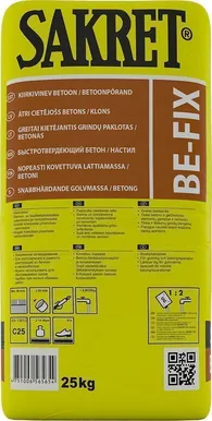 KIIRKIVINEV KUIVBETOON SAKRET BE-FIX 25KG