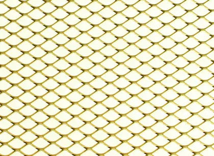 METALLPLAAT ARCANSAS VÕRK KULDNE 500X200X0,8MM 10X5,5