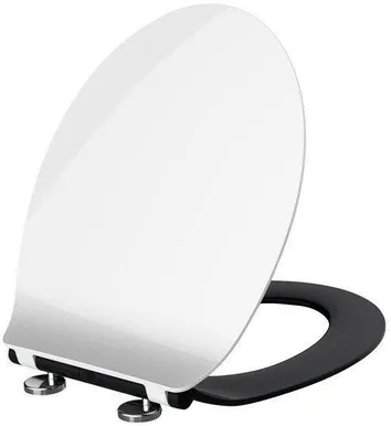 PRILL-LAUD SLIM VAIKSELT SULGUV PLASTIK VALGE-MUST