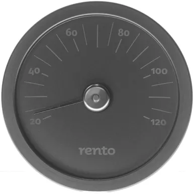 SAUNATERMOMEETER MUST ALUMIINIUM