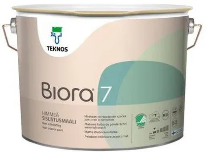 SEINAVÄRV TEKNOS BIORA 7 9L VALGE MATT