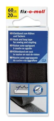 ÕMMELDAV TAKJAKINNITUS FIX-O-MOLL 60CM 20MM MUST