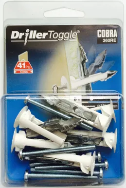 ANKUR KIPSPLAADILE COBRA DRILLERTOGGLE 4X50MM 6TK PAKIS