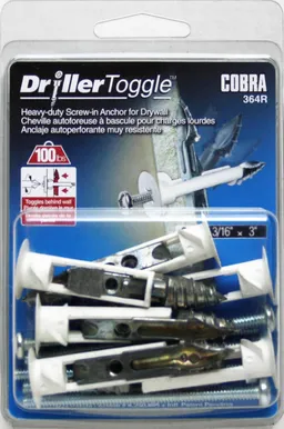 ANKUR KIPSPLAADILE COBRA DRILLERTOGGLE 4X75MM 6TK PAKIS