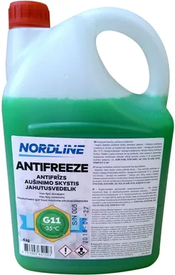JAHUTUSVEDELIK NORDLINE -35°C (G11) 4L ROHELINE