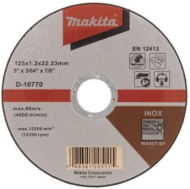 LÕIKEKETAS 125X1,2 MM MAKITA RST/ METALL