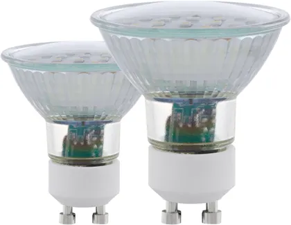 LED LAMP 5W GU10 SMD 3000K 400LM 2TK PAKIS EGLO