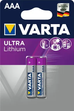 PATAREI VARTA ULTRA LITHIUM AAA 2TK PAKIS