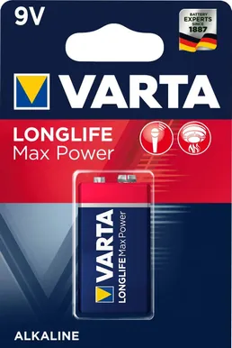 PATAREI VARTA LONGLIFE MAX POWER 9V