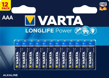 PATAREI VARTA LONGLIFE POWER AAA 12TK PAKIS