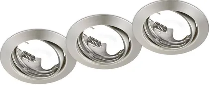 RIPPLAEVALGUSTI TRIO JURA 3XGU10 15W MATT NIKKEL