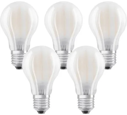LED LAMP OSRAM 6W E27 A60 2700K 806LM MATT KLAAS 5TK PAKIS