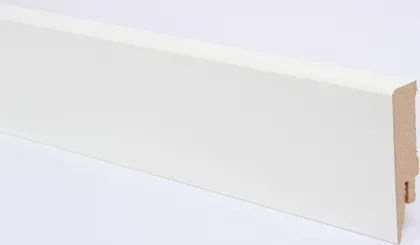 PÕRANDALIIST KRONOFLOORING MDF SILE VALGE ÜLEVÄRVITAV 70X17MM 2,6M