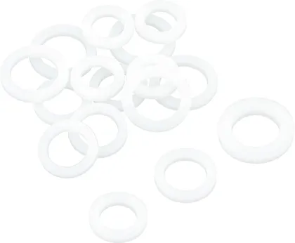 SEIBI KOMPLEKT SUKI Ø9X15-13X19MM PLASTIK VALGE 18TK PAKIS