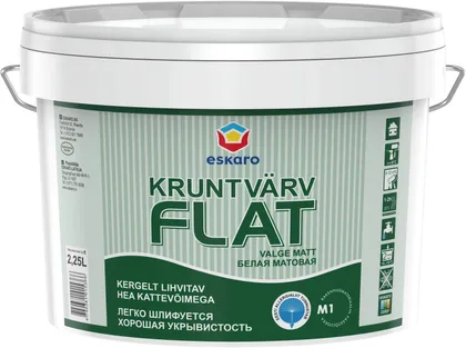 KRUNTVÄRV ESKARO FLAT 0,9L VALGE TÄISMATT