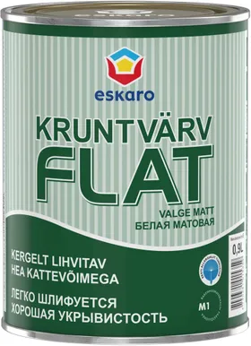 KRUNTVÄRV ESKARO FLAT 2,25L VALGE TÄISMATT