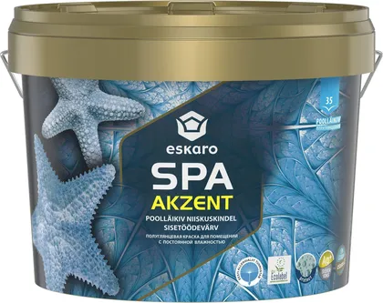 SEINAVÄRV ESKARO AKZENT SPA 9L VALGE A POOLLÄIKIV