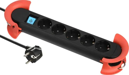 PIKENDUSJUHE ELECTRALINE 5M 5PESA 3G1,5MM² LK LÜLITI MUST