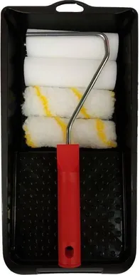 VÄRVIRULLI KOMPLEKT FERE 4X11CM+KÄEPIDE 29CM+KAUSS 