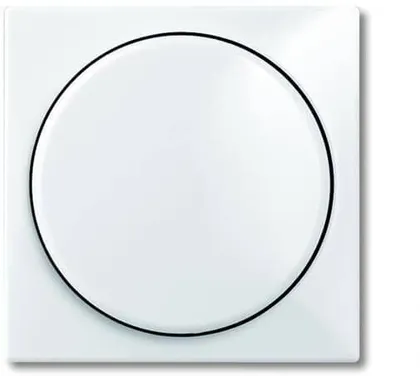 KATTEPLAAT ABB BASIC55 DIMMER HUUMLAMP VALGE