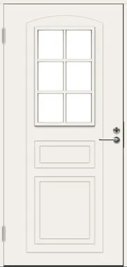 VÄLISUKS SWEDOOR BASIC B0020 VALGE 10X21 VASAK