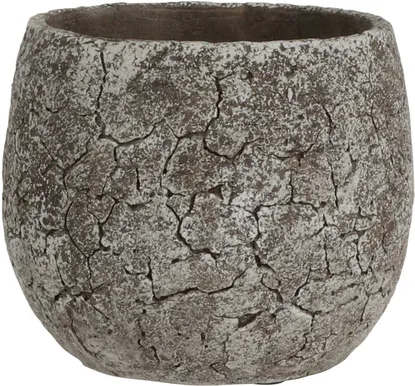 ÜMBRISPOTT MICA DECORATIONS THOMAS VALGE 11,5X13,5CM