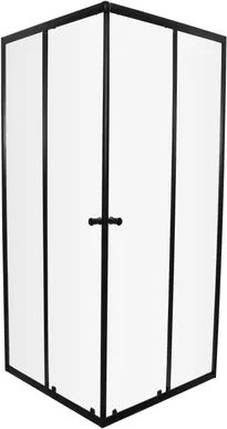 DUŠINURGA SEIN LIUGUSTEGA AQUALINE 90X90X190CM KAND.MUST PROFIIL