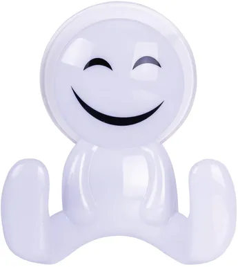 NAGI 2-NE RIDDER SMILEY VALGE VAAKUMKINNITUS