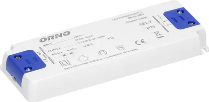 TRAFO ORNO LED AC/DC 12V/30W IP20 ÕHUKE