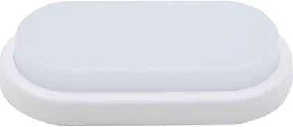 PLAFOON TESATEK LED OVAALNE 12W IP54 VALGE 1200LM