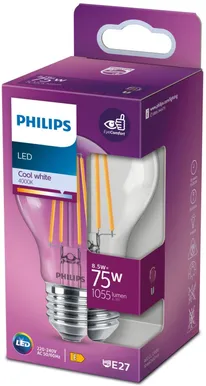 LED LAMP PHILIPS CLASSIC FILAMENT 8,5W E27 A60 1055LM