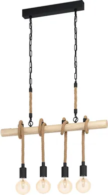 LAELAMP EGLO YOUNGSTOWN E27 4X40W PUIT/MUST/PRUUN