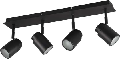 VANNITOAVALGUSTI TRIO ANGELO 4X5W LED GU10 MUST