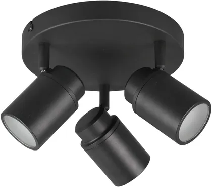 VANNITOAVALGUSTI TRIO ANGELO 3X5W LED GU10 MUST