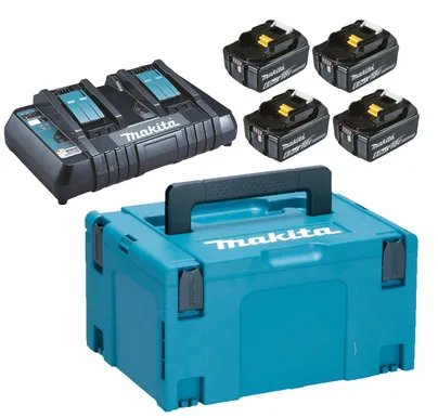 AKUDE+LAADIJA KOMPLEKT MAKITA POWERPACK LXT 18V (4X6,0AH)