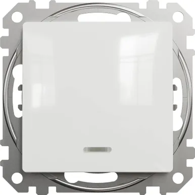 LÜLITI 1-NE VEKSEL SIN.LAMP SCHNEIDER-ELECTRIC SEDNA DESIGN VALGE