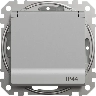 PISTIKUPESA M-GA IP44 SCHNEIDER-ELECTRIC SEDNA DESIGN ALU