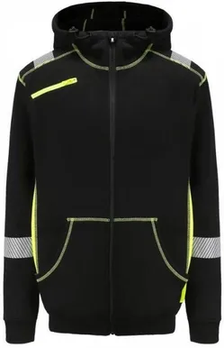 DRESSIPLUUS PESSO KÕRGNÄHTAV JERSEY_HV MUST/KOLLANE XXL